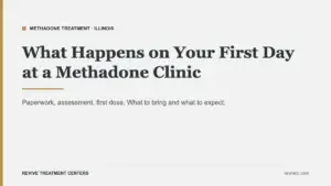 First day at a methadone clinic