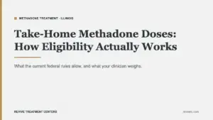 Take-home methadone doses
